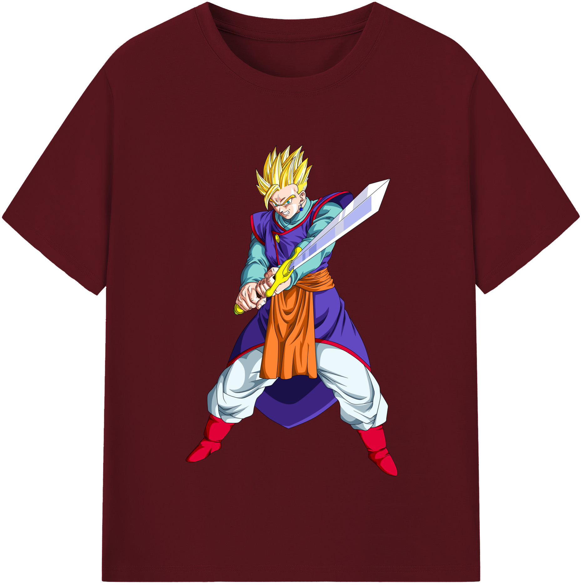 （画像用） ドラゴンボール 孫 悟飯（そんごはん）DRAGON BALL Son Gohan 綿100％半袖Tシャツ（フロントプリント）